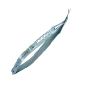 Osher IOL Cutter, Angled Micro Serrated Blades, 9.5mm Mid-Screw to Tip, Minimum Incision Size 2.8mm, Flat Titanium Handle, Overall Length 3-3/4" (95mm) 